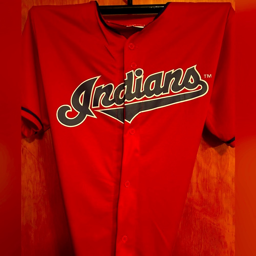 Cleveland Indians button down jersey 
Santana 41